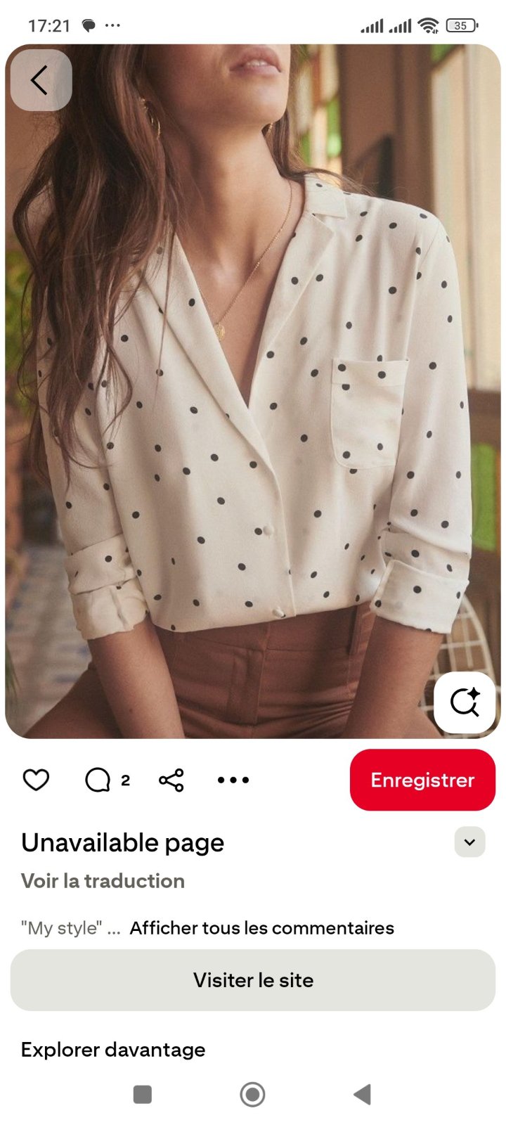 Sézane à pois neuf 