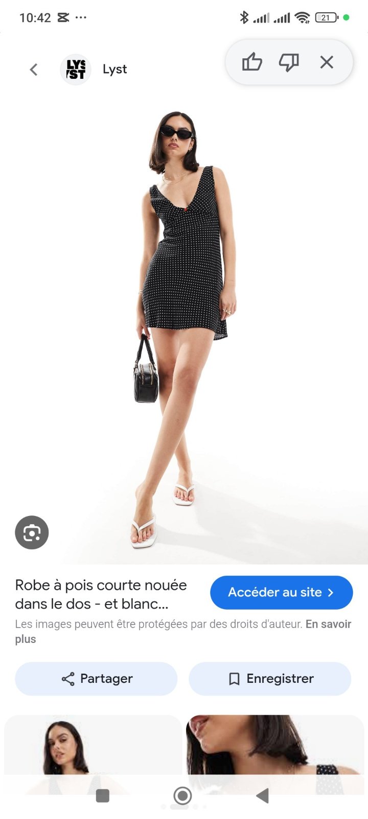 Robe à pois Bershka neuf 