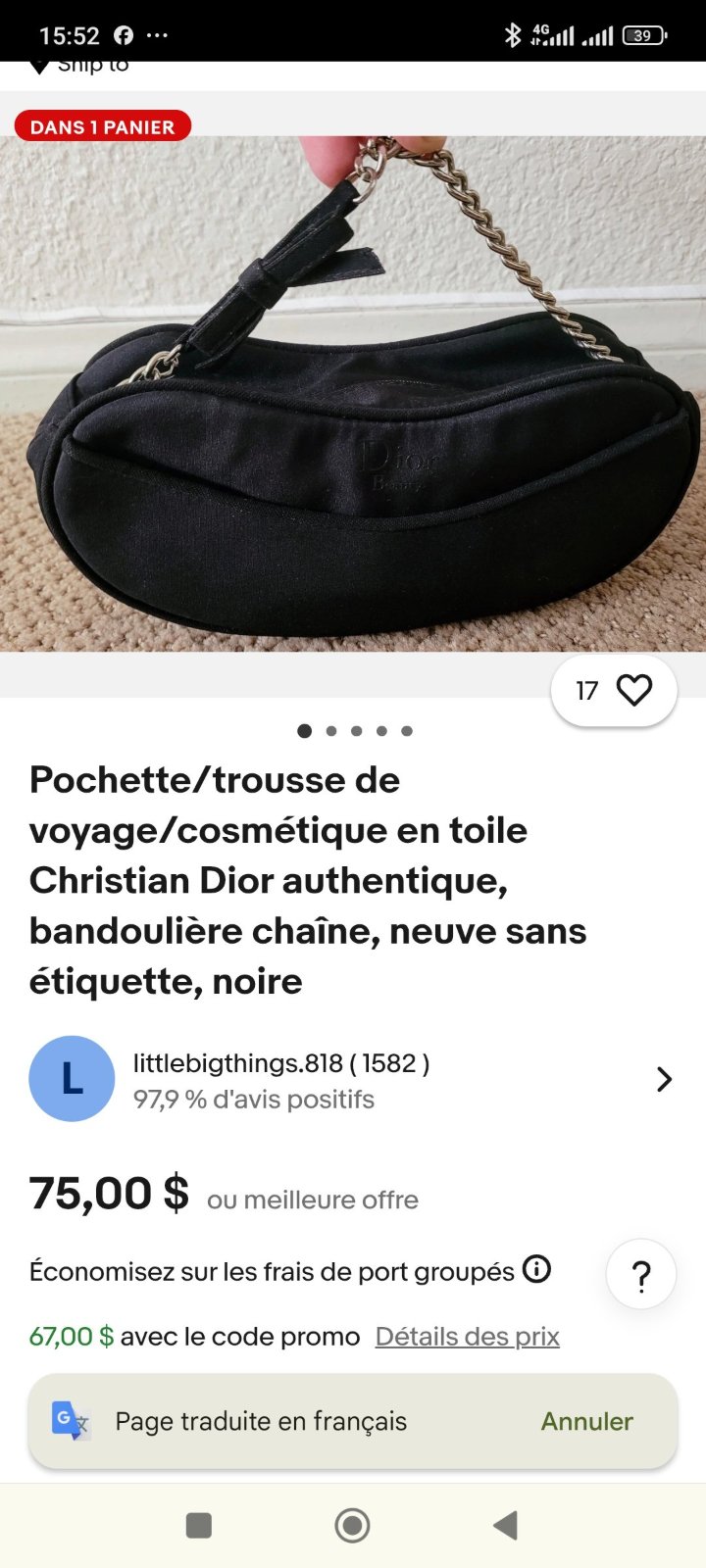 Dior neuf