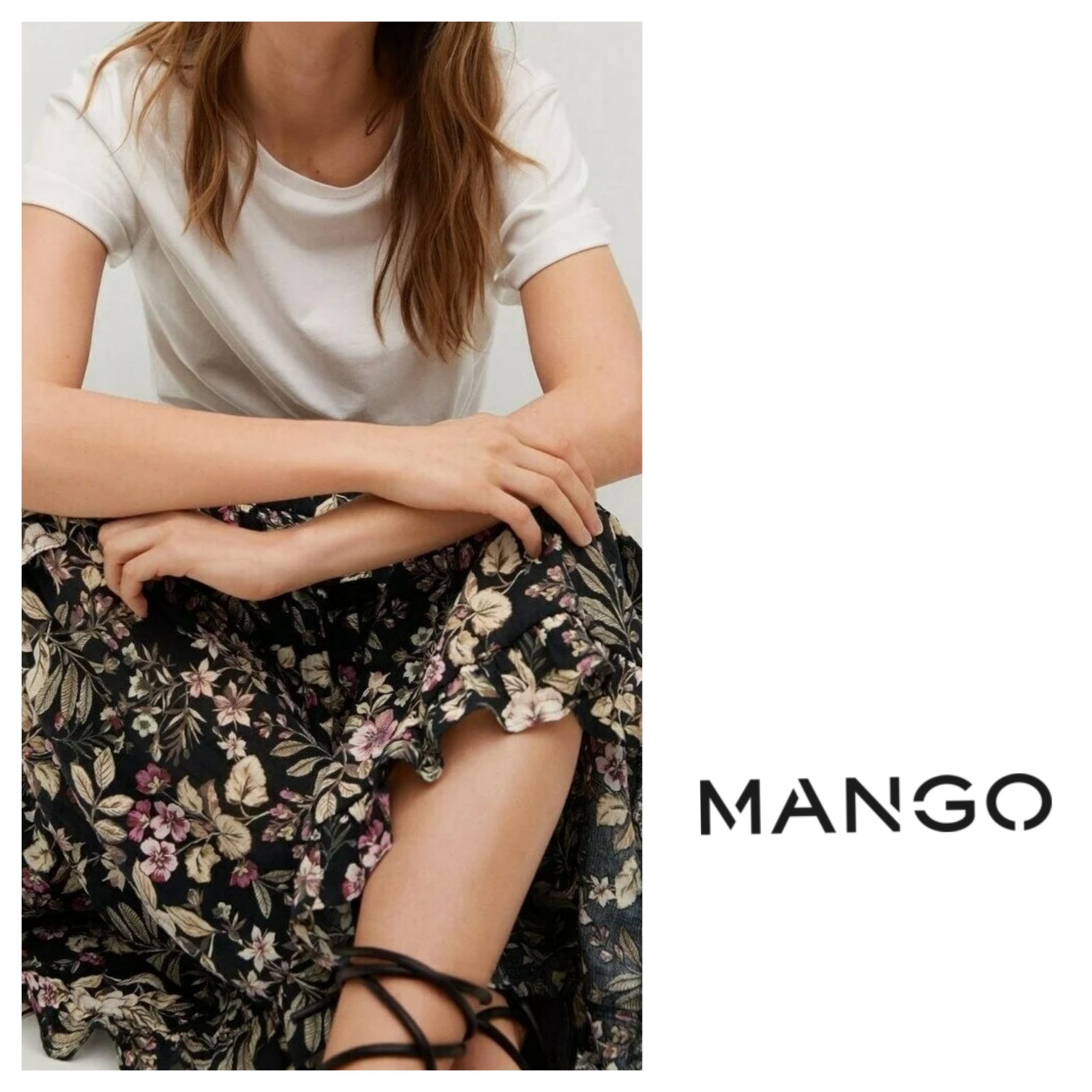 Jupe longue mango neuf