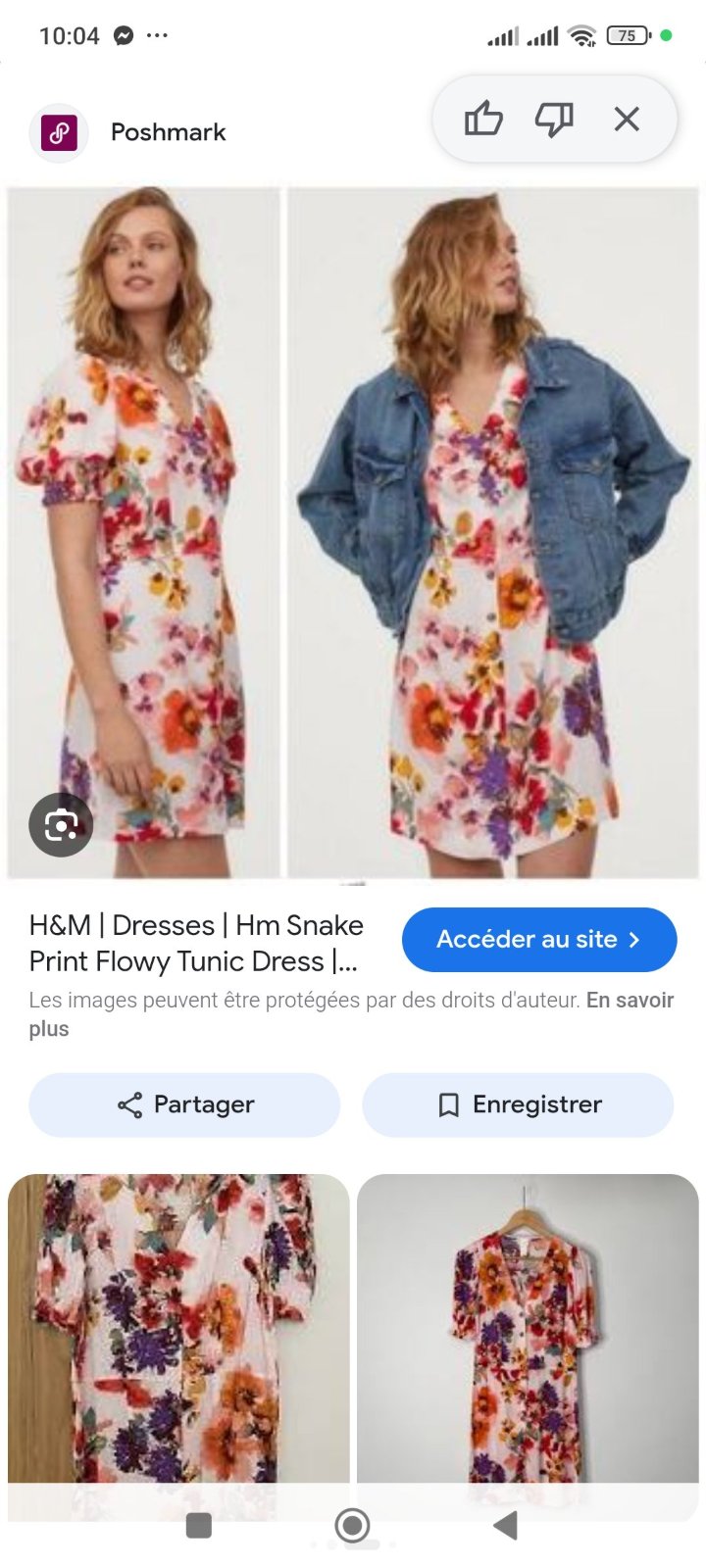 Hm florale neuf
