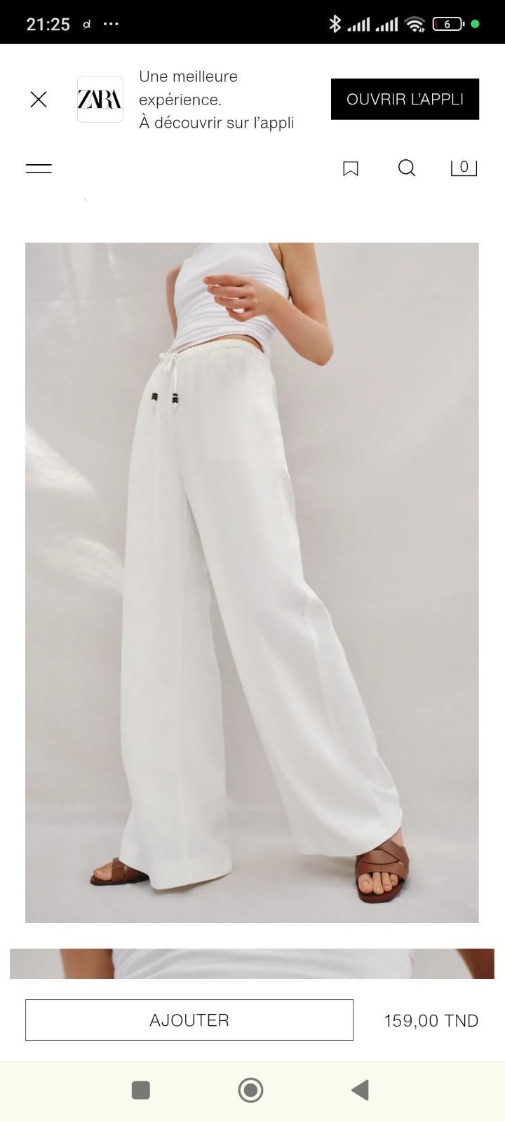 Zara en lin neuf 