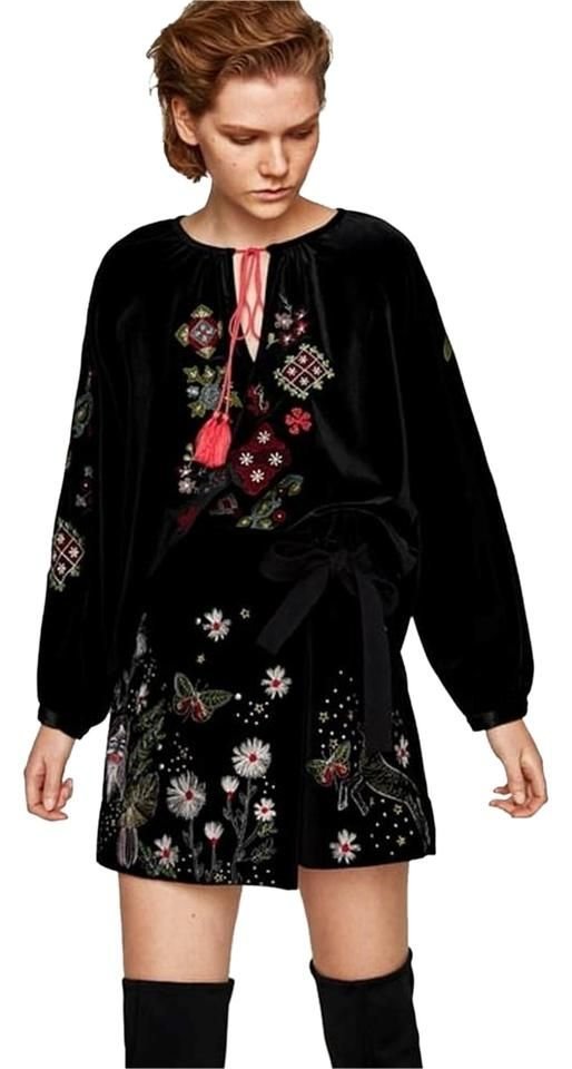 Blouse Brodée Zara neuf 
