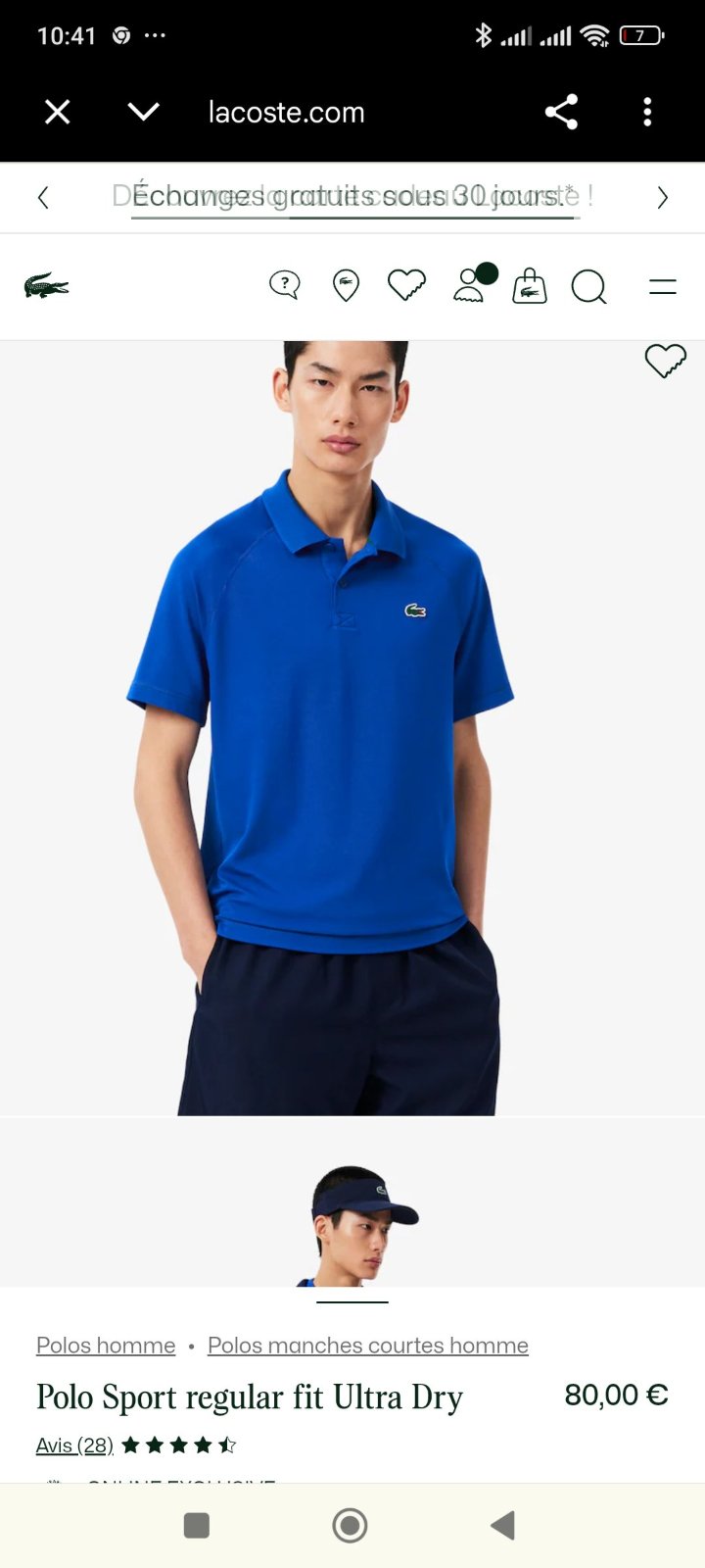 Lacoste neuf
