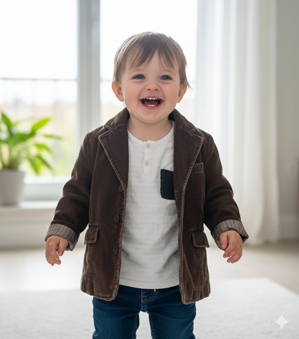 Veste velours H&M taille 3-4