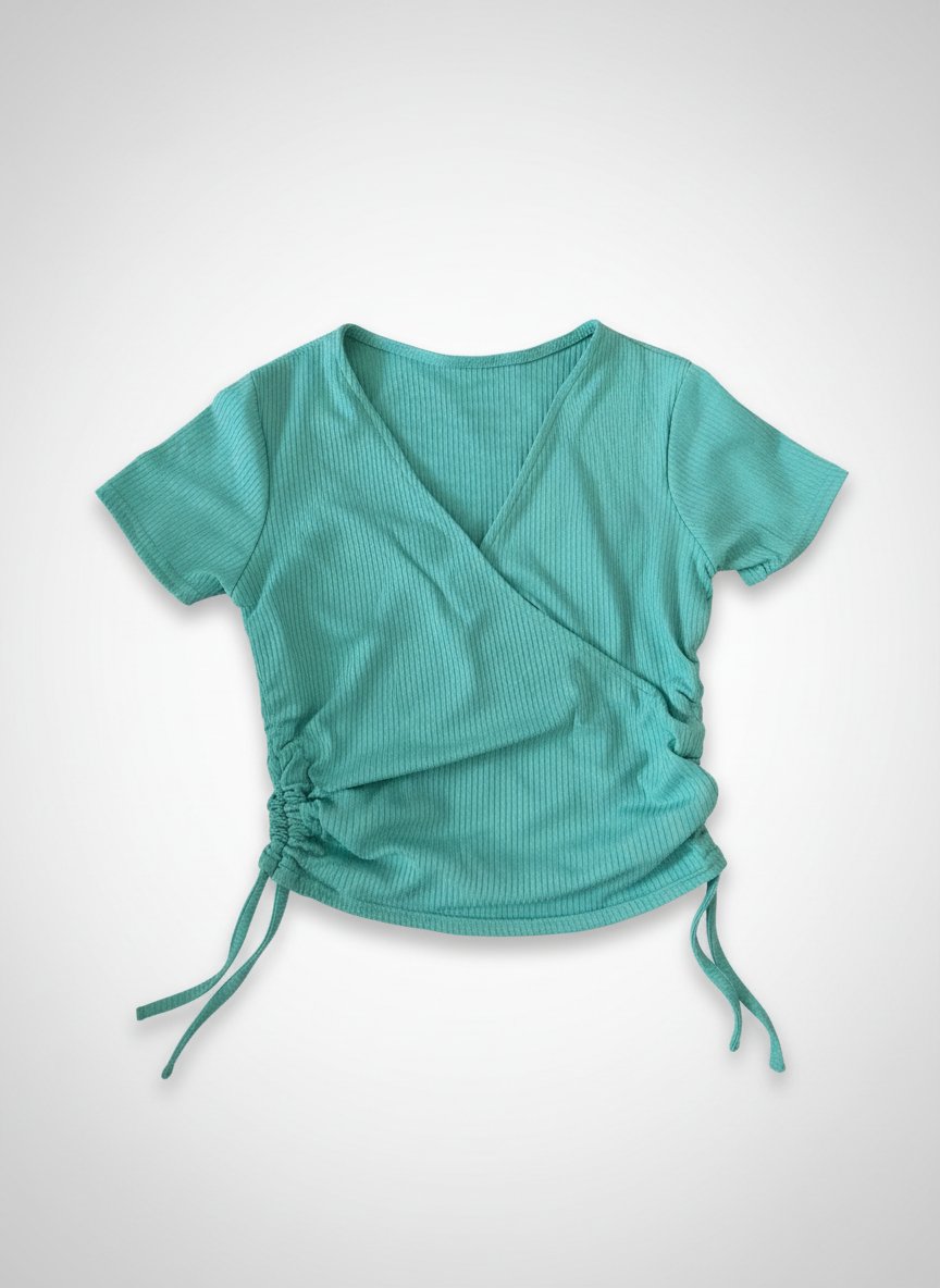 Top bleu turquois