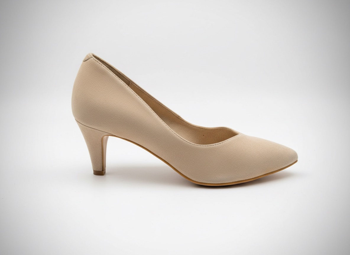 Beige heels