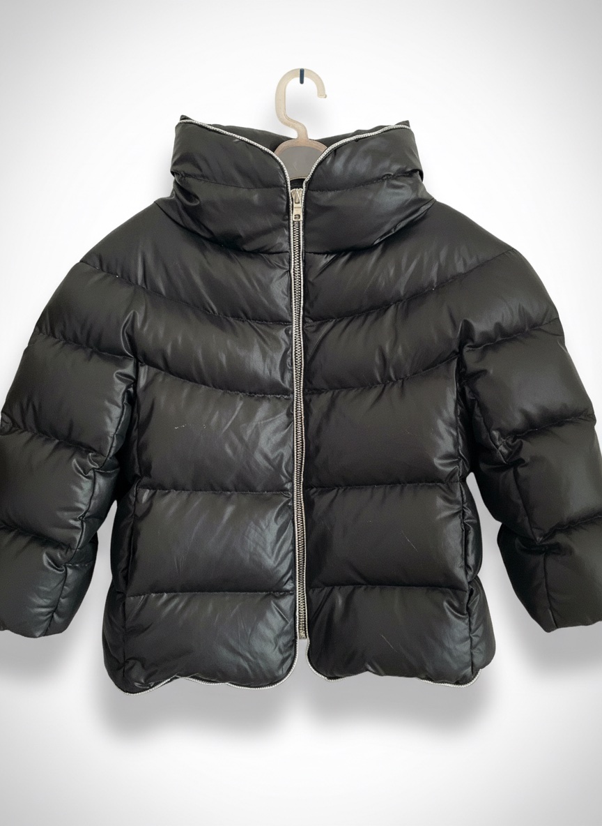 Black puffer jacket