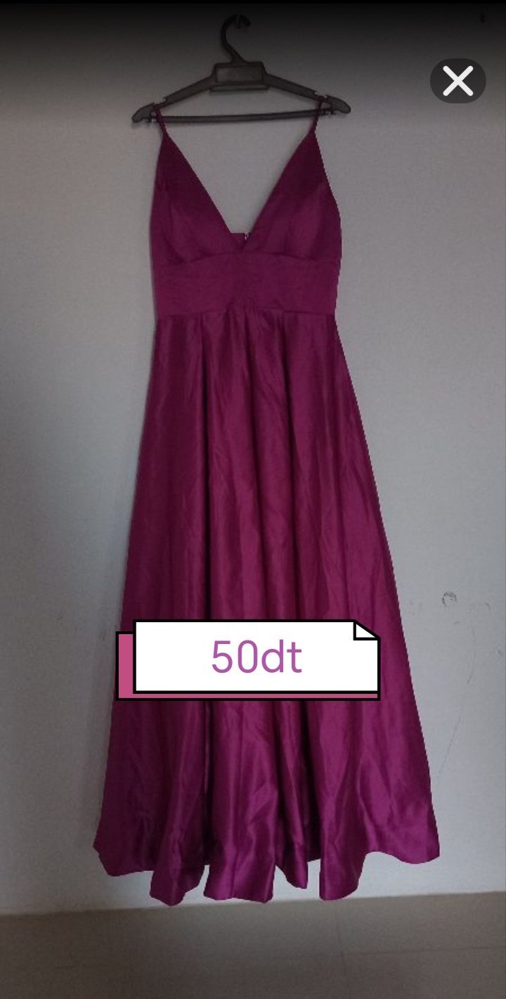 Robe soirée satain 🩷👗