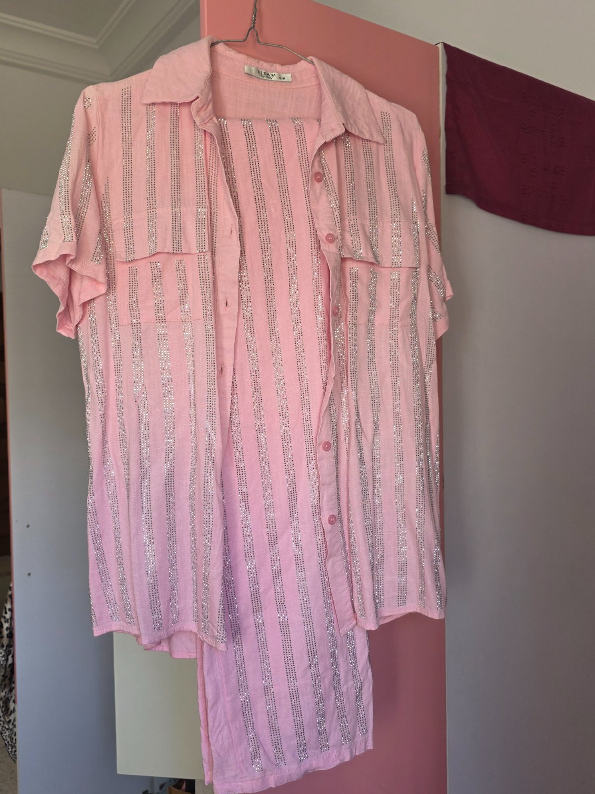 Set chemise et pantalon taille s/petite m 