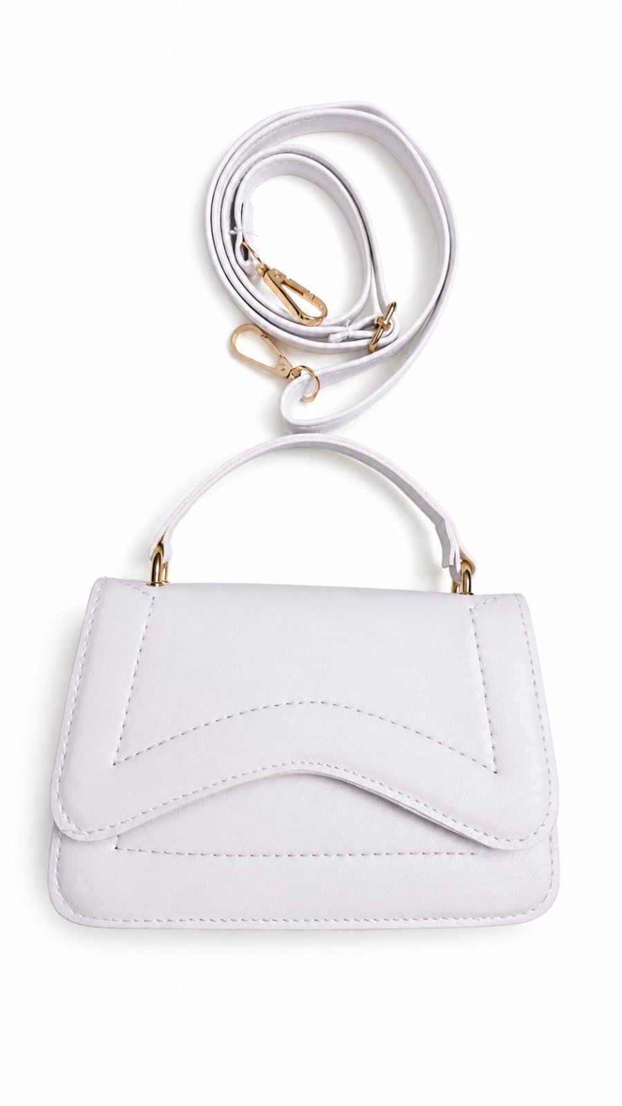 Sac à main chic blanc