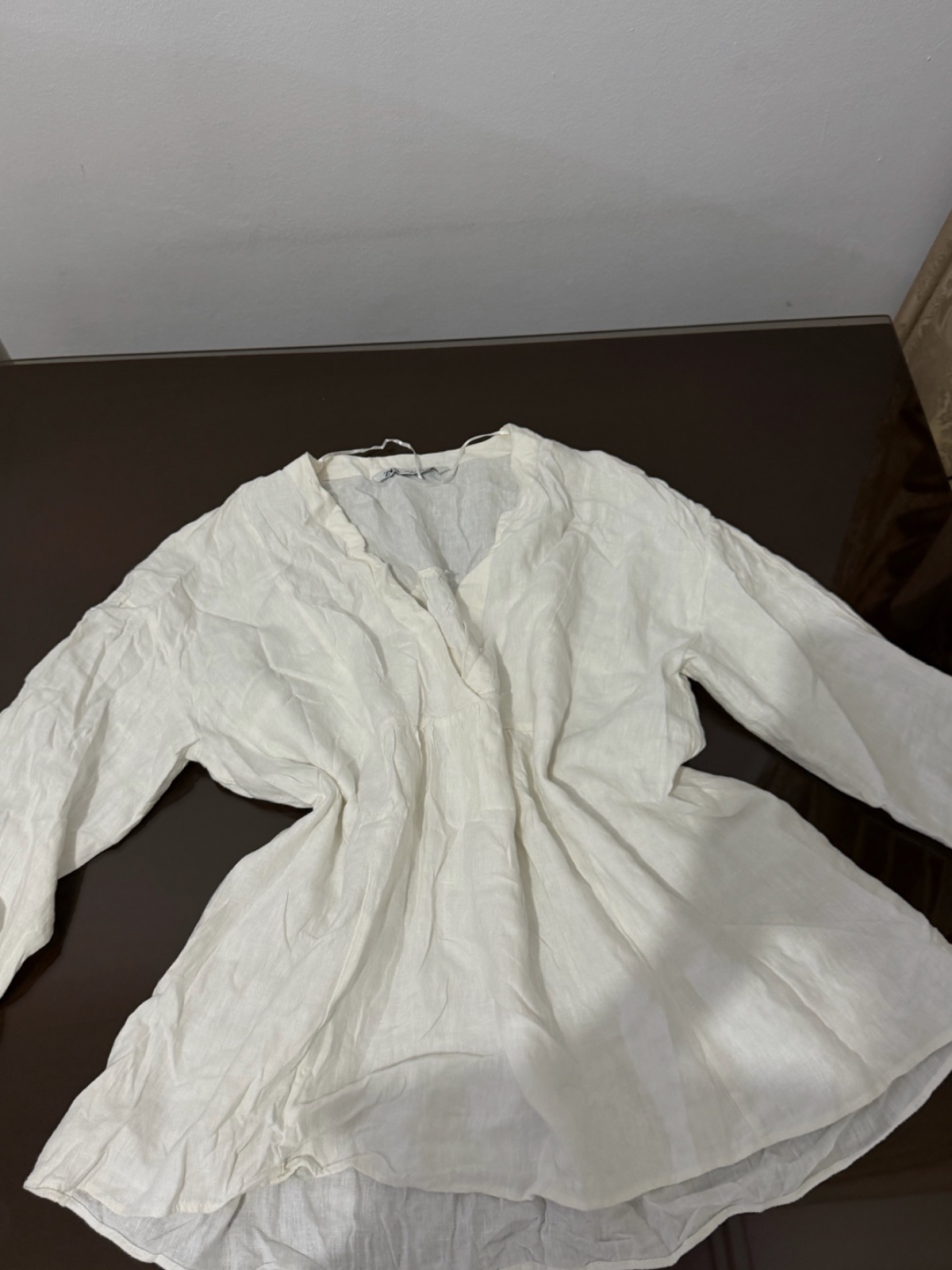 Haut zara 100% lin neuf 