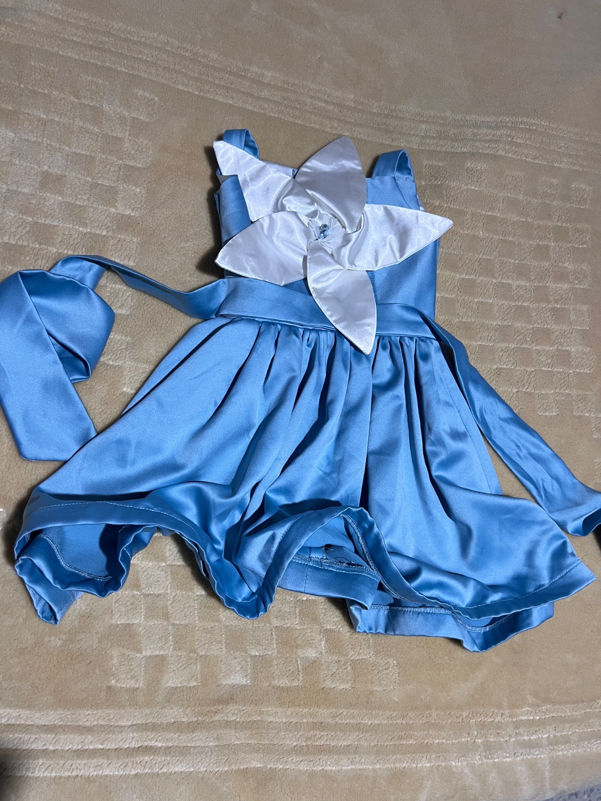 Robe bleu fille 3 ans