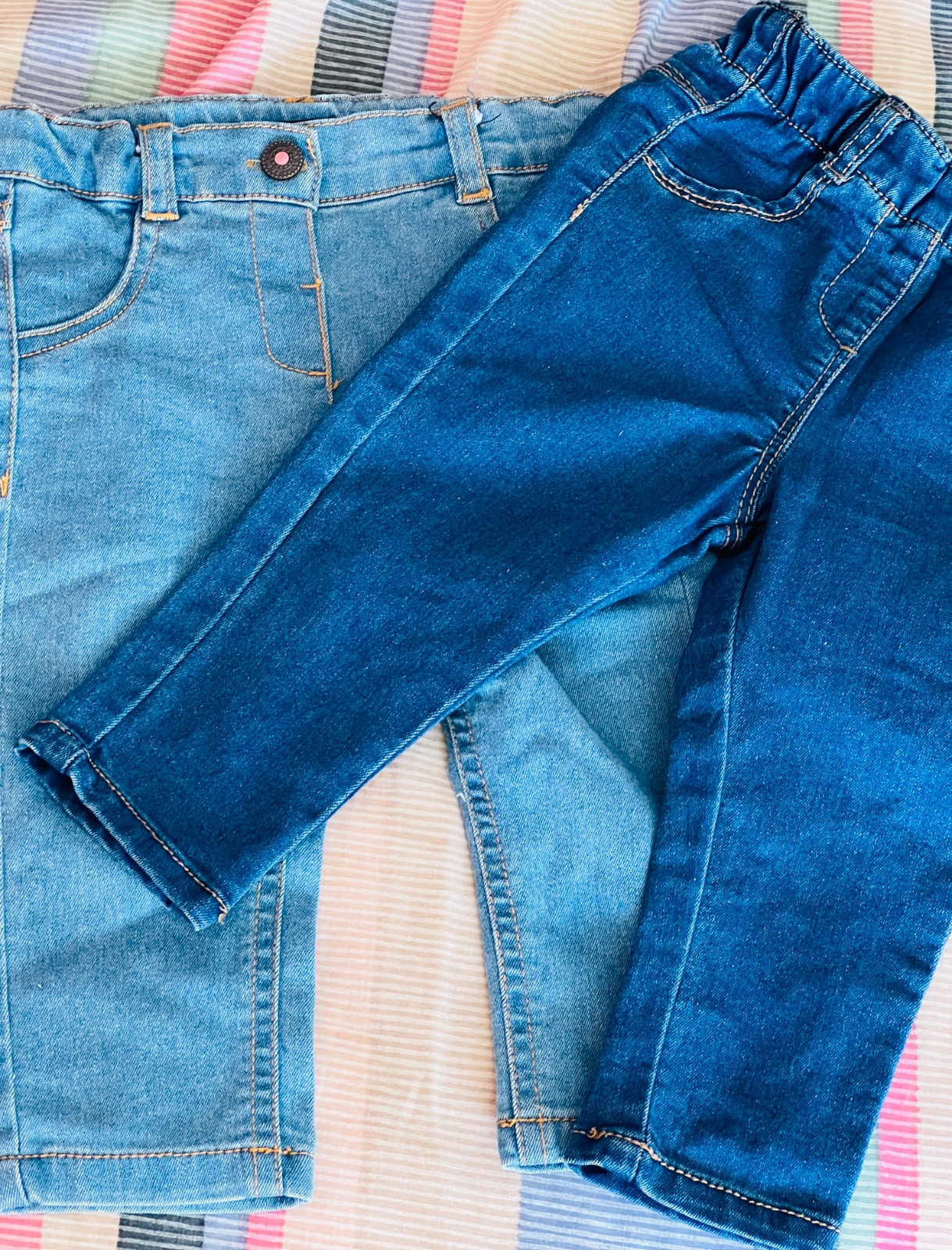 2 jeans kiabi 12 mois 