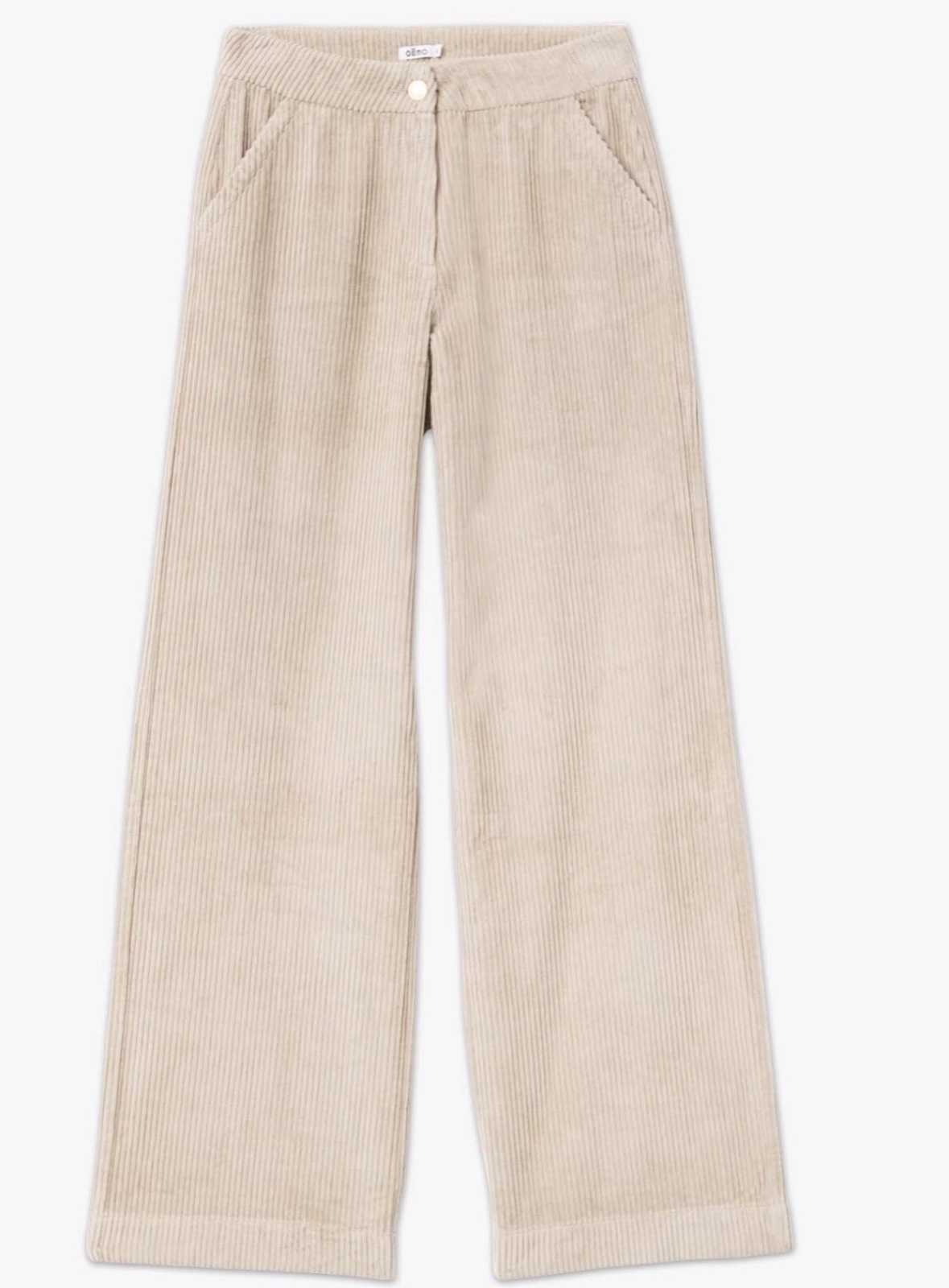 Pantalon beige large 