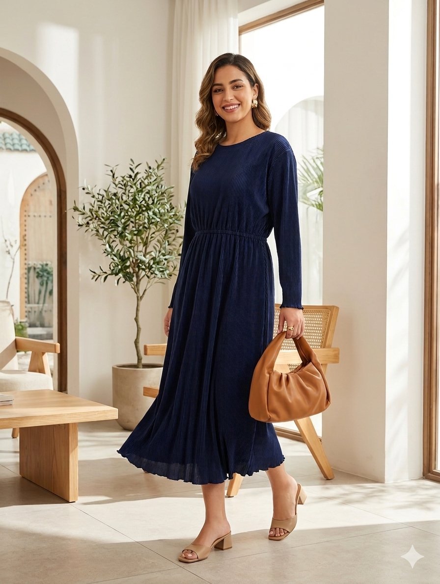 Robe plissée 