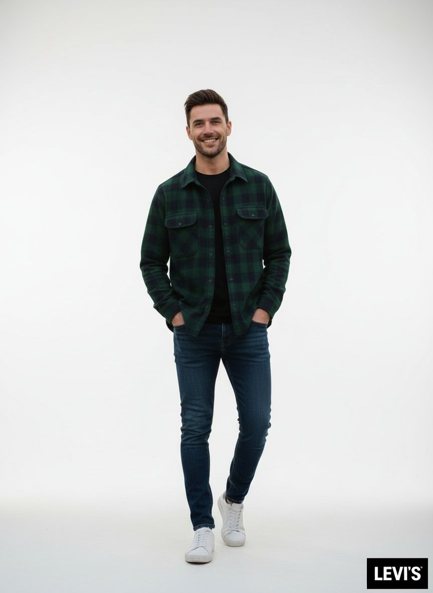 Chemise à carreaux 