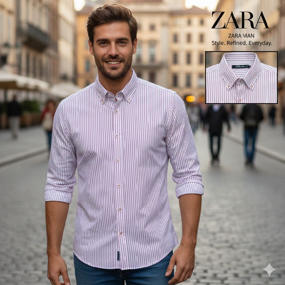 Chemise à rayures 
