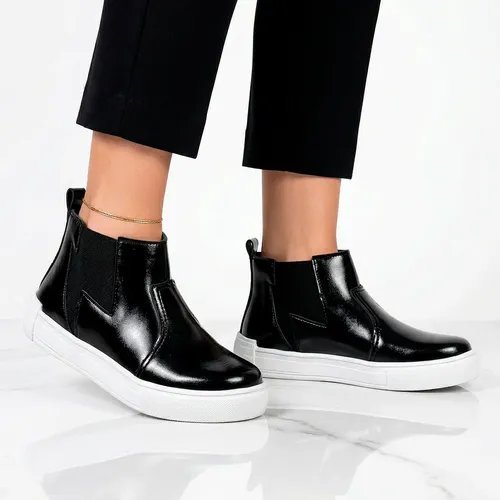 Bottines Chelsea en cuir de la marque française la fée maraboutée 