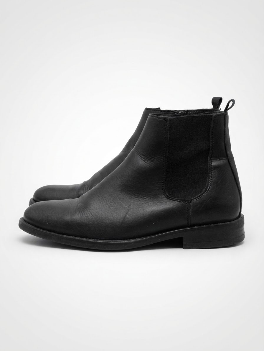 Bottines en cuir
