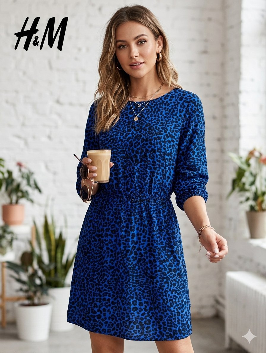 Robe à imprimé léopard