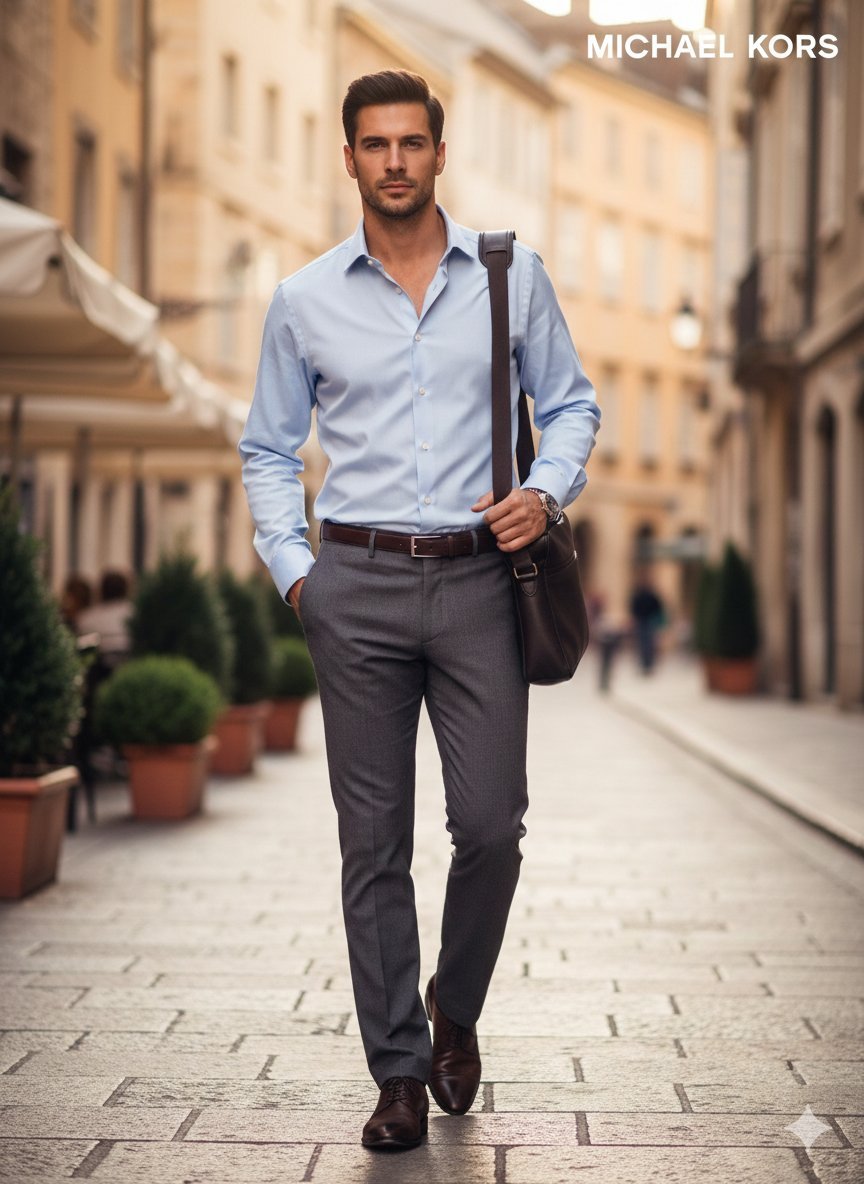 Chemise à manches longues boutonnée