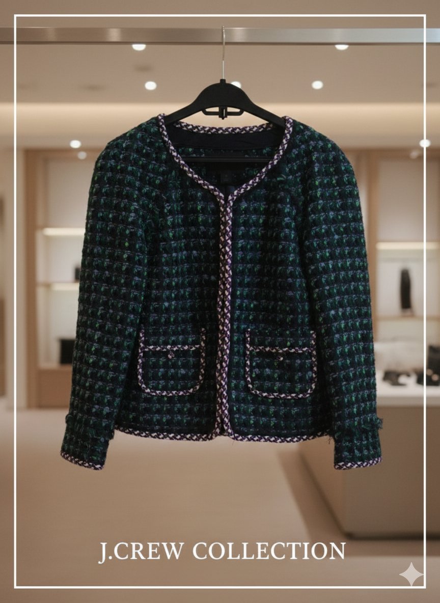 Veste en tweed de style Channel 