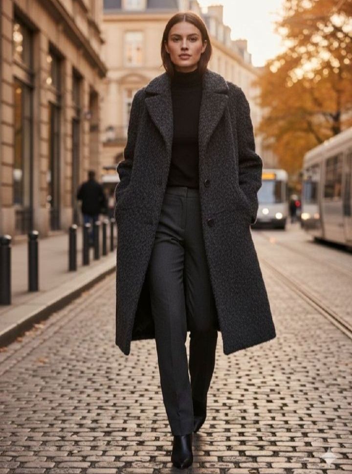 Sublime manteau femme de la marque MALLIA - L'élégance à l'italienne