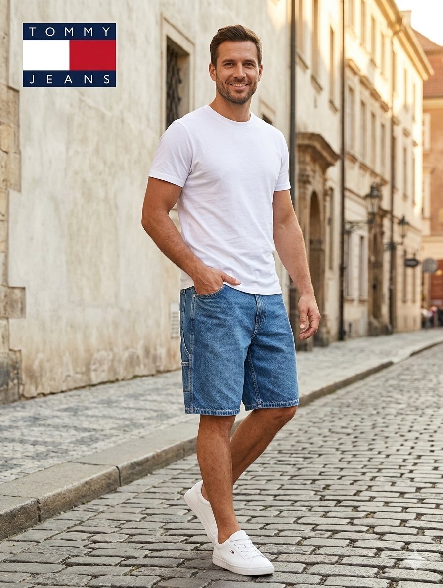 Short en jean vintage