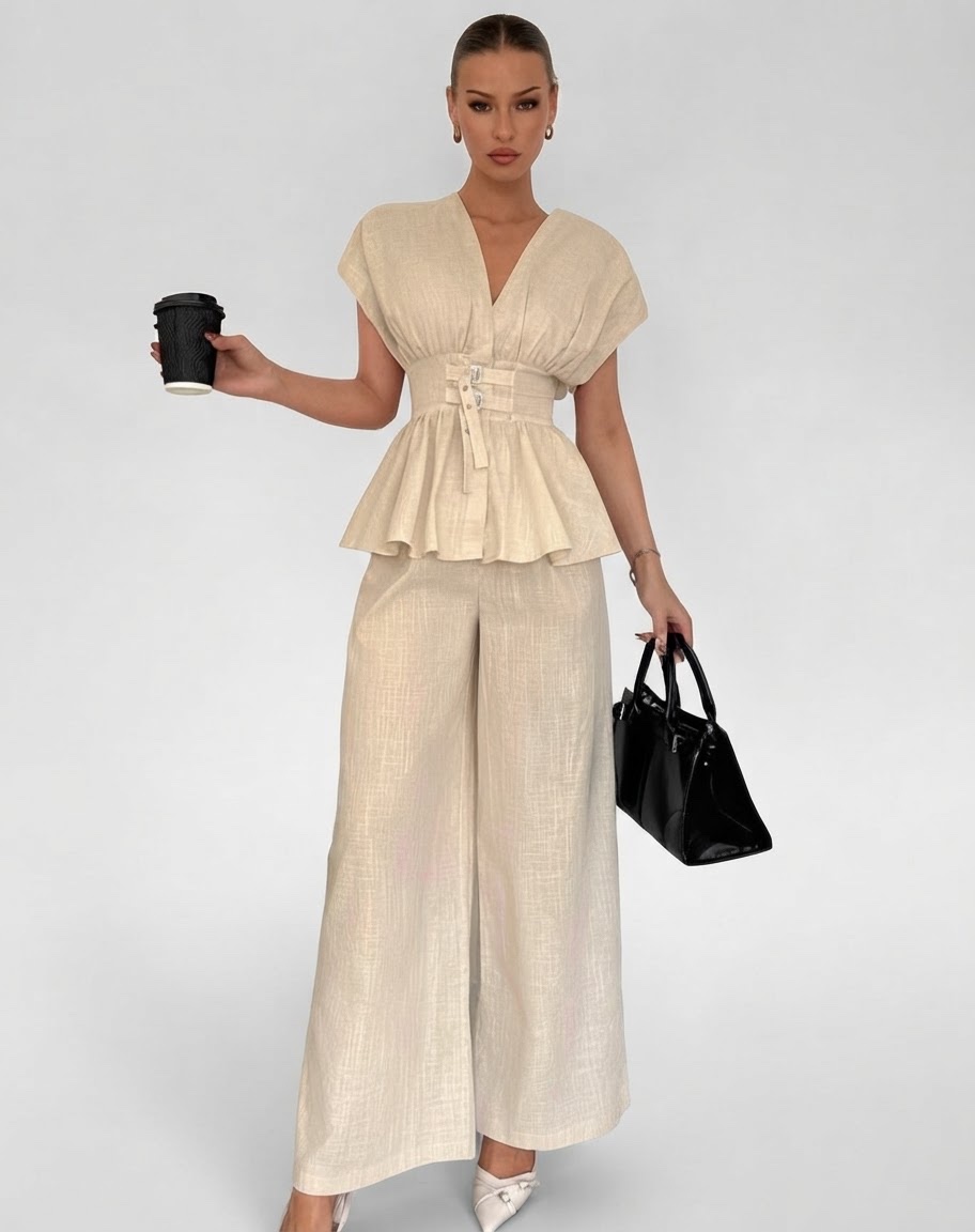 Ensemble 2 pieces en 100% coton pour femme