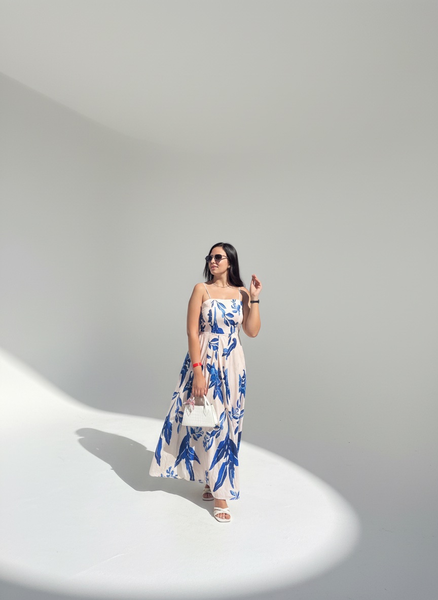 Robe fluide en tissu léger, parfaite pour l’été 