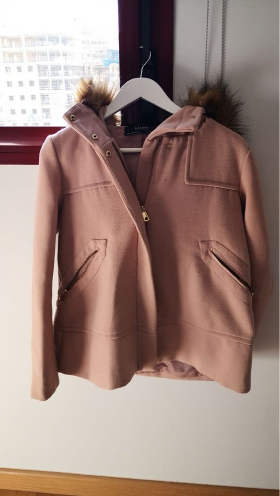Manteau rose 
