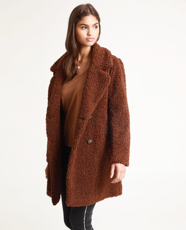 Manteau marron 