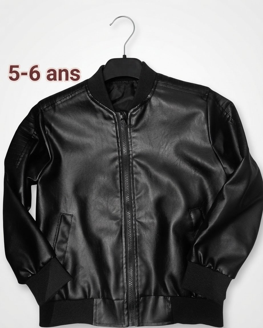 Veste semi cuir 