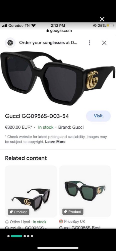 Lunettes gucci