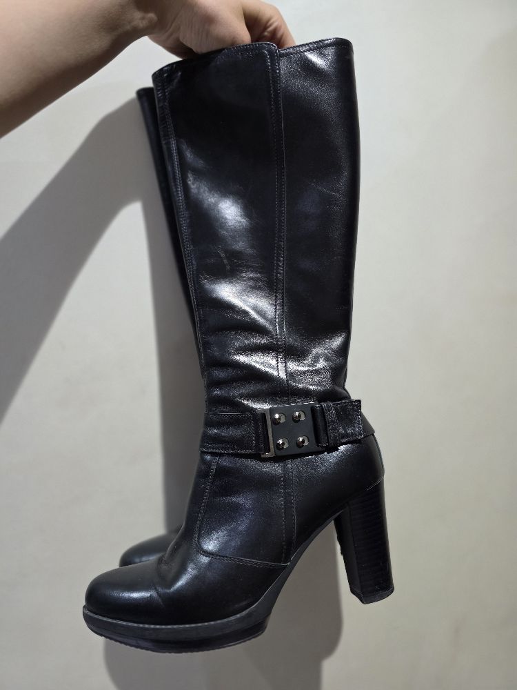 Bottes cuir de luxe
