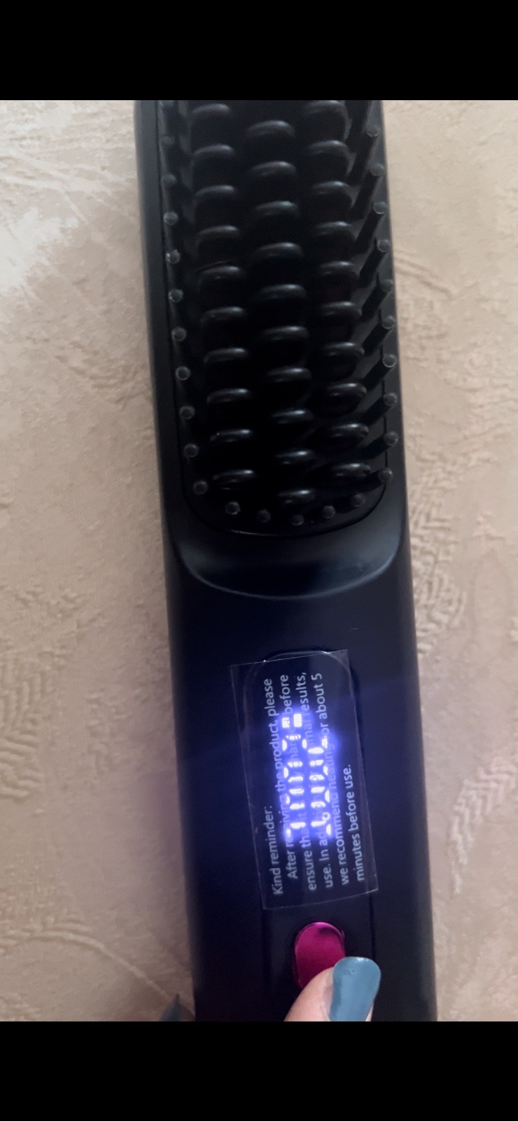 Brosse lissante chauffante