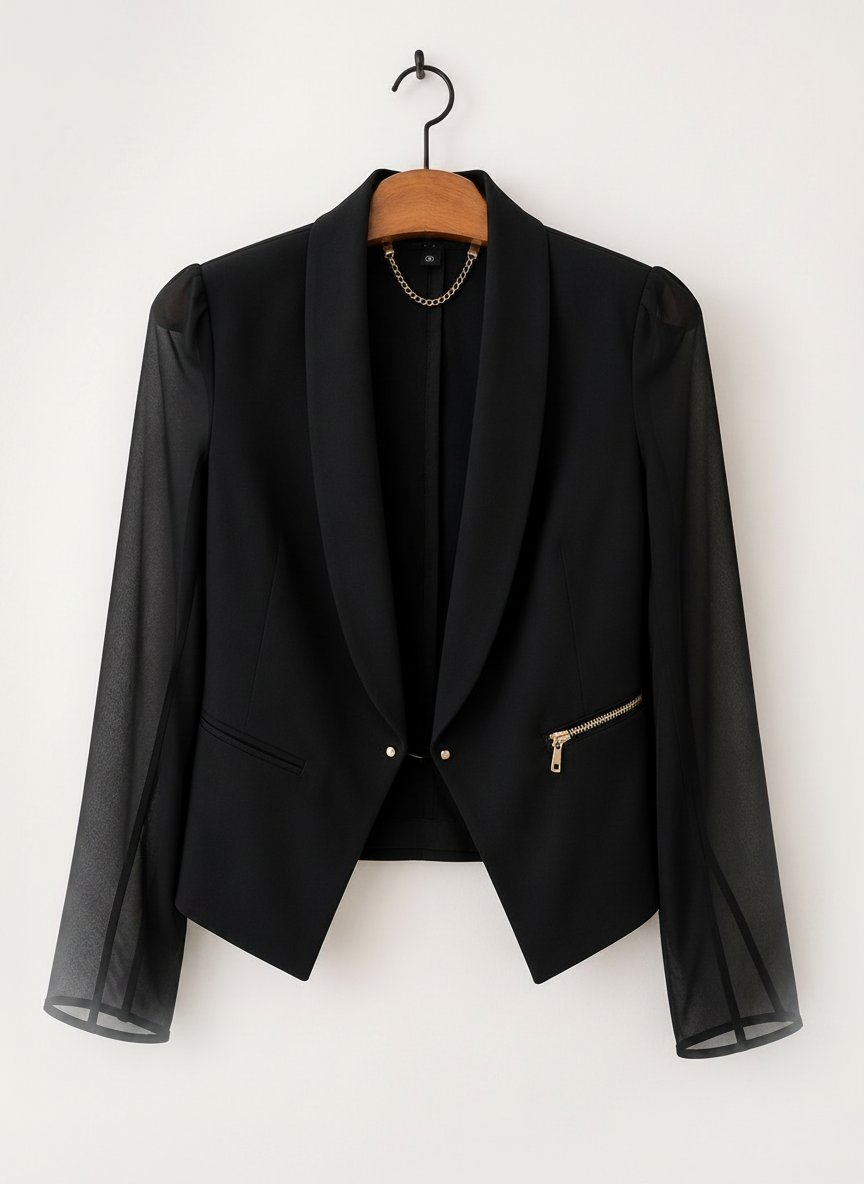 Blazer noir chic 