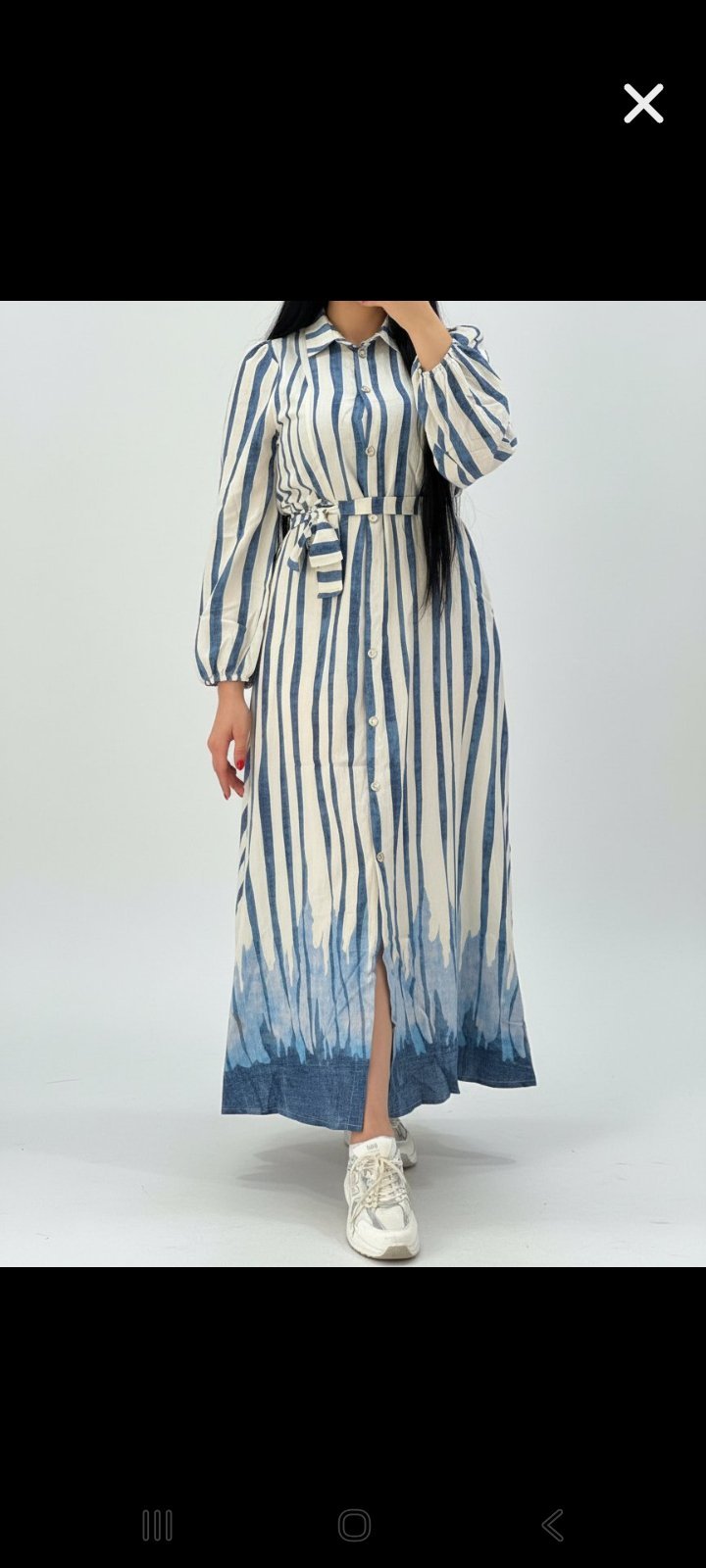 Robe raillé 