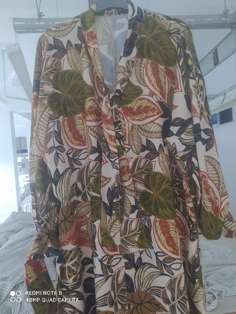 Robe coton imprimé 