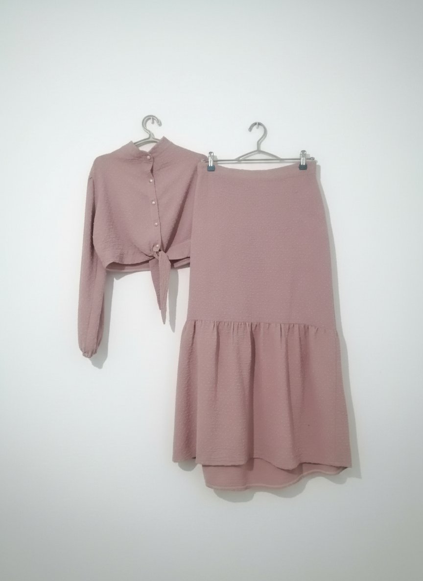 Set rose poudré 