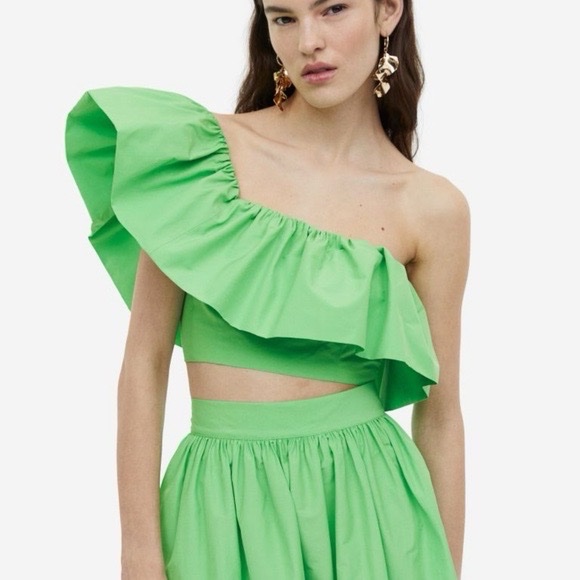 Crop top vert