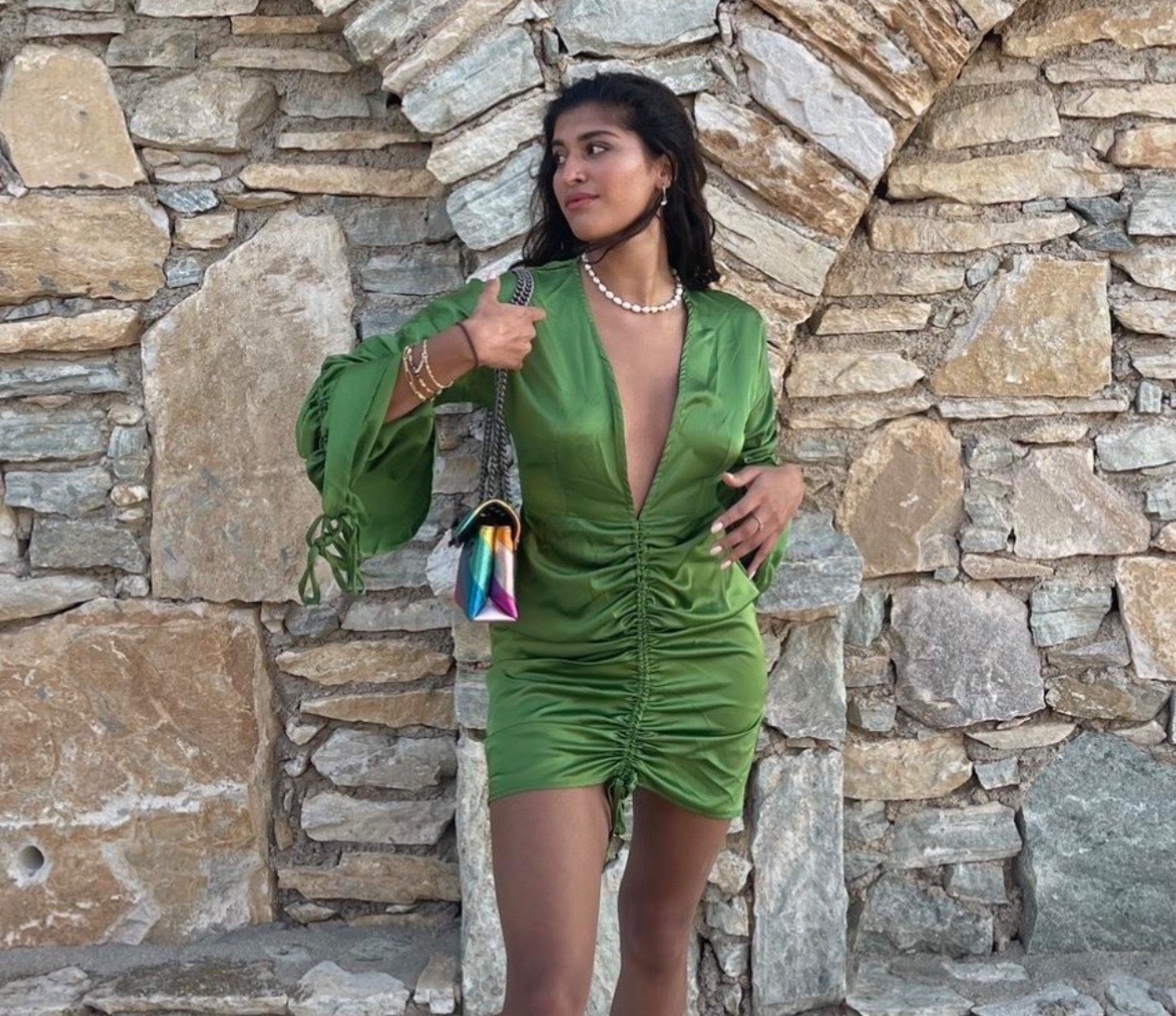 Robe satin 