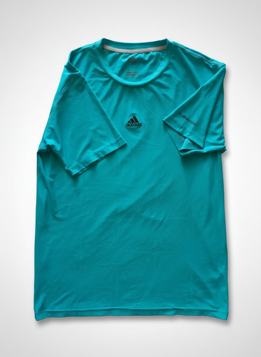 T-shirt Adidas ClimaCool Turquoise – Taille XL – Très bon état