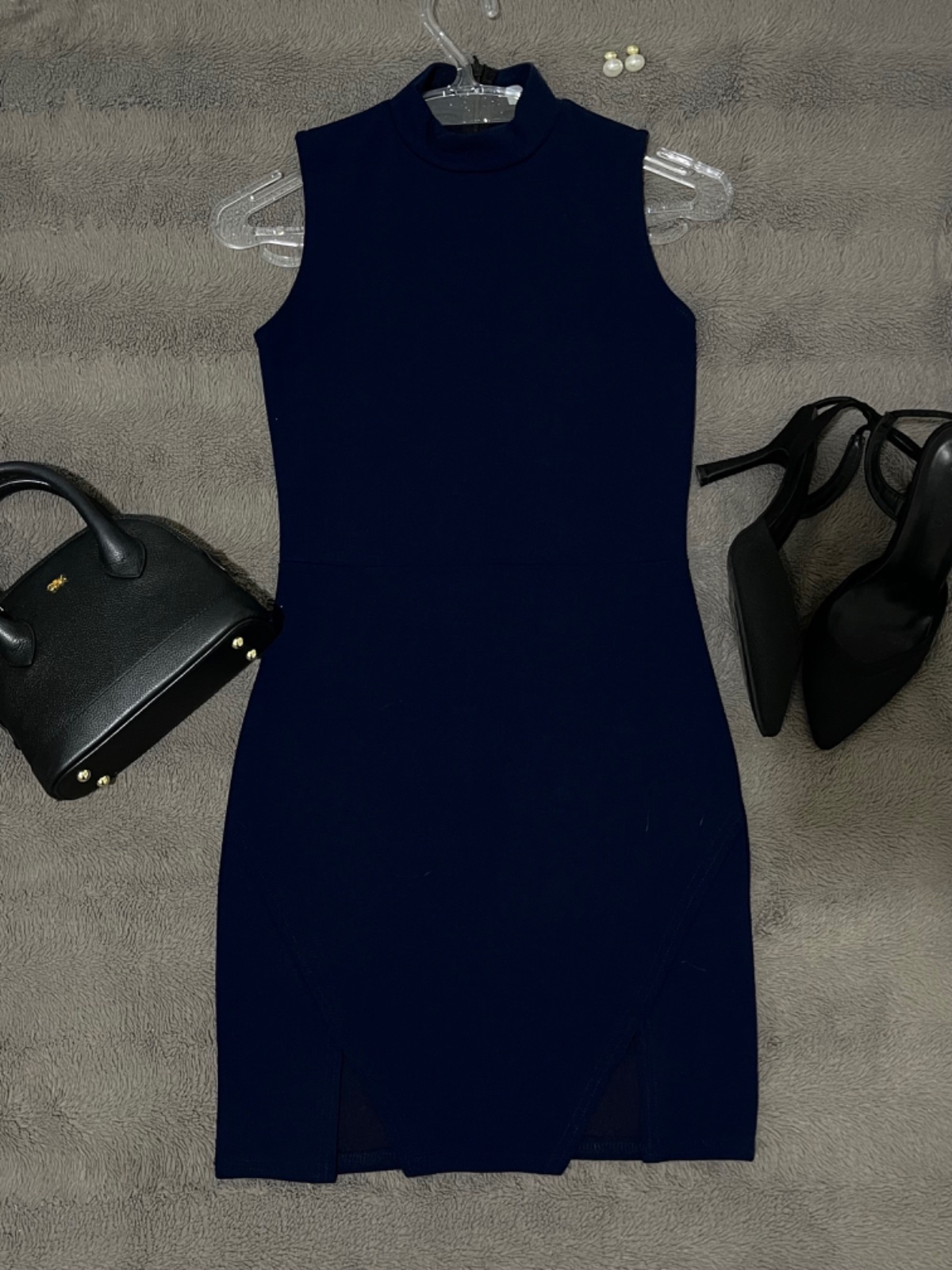 Mini robe bleue