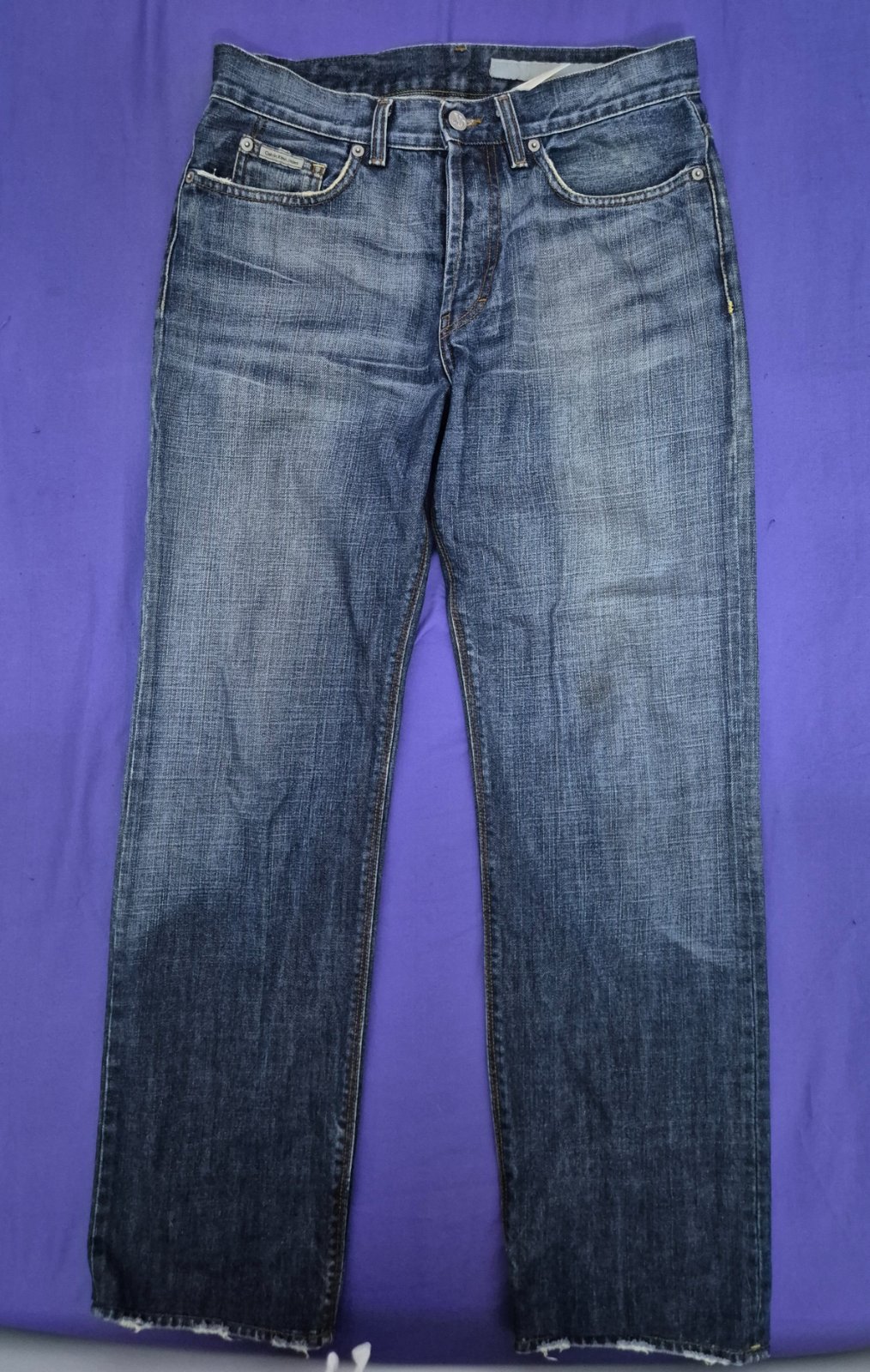 Vintage straight-leg jeans