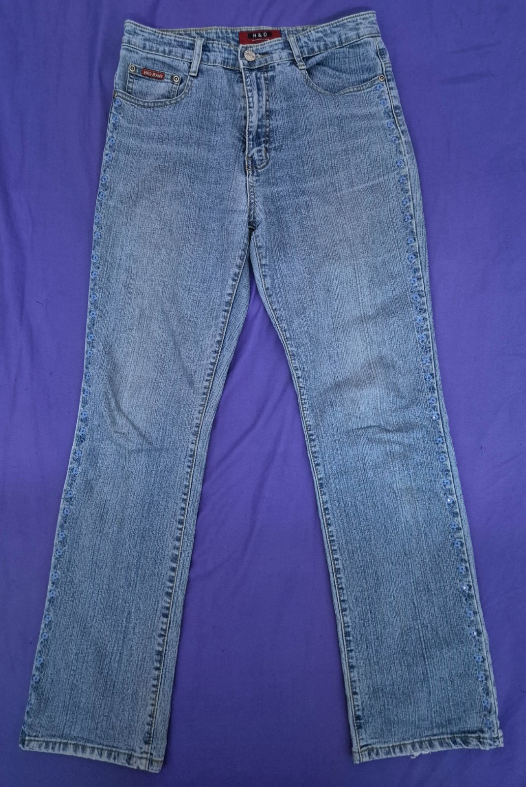 Vintage straight-leg jeans