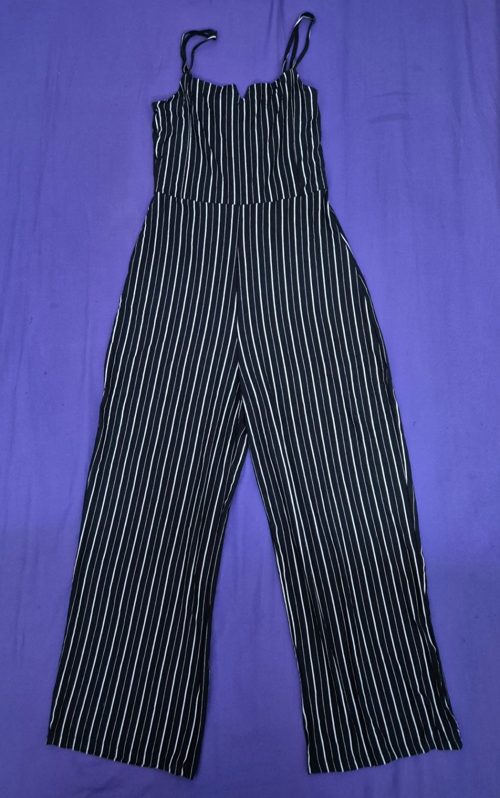 Jennyfer Wide-Leg Striped Jumpsuit