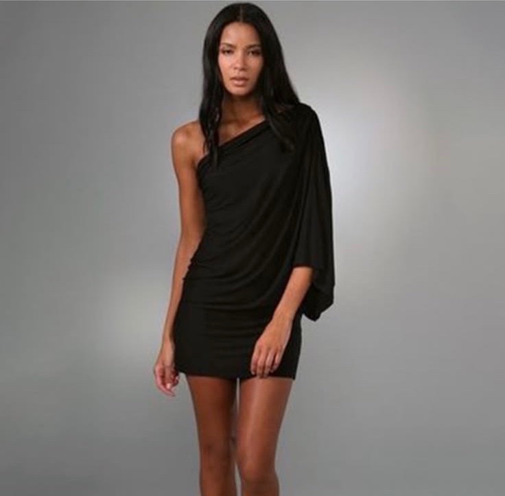 One shoulder dress