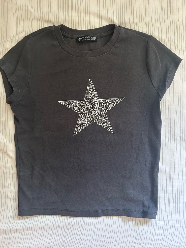T-shirt etoile gris